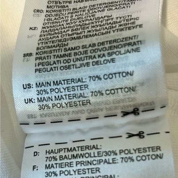 🎾⛳️”Adidas” NWOT White Sport Dress w/ Vented Short Sleeves and Hem Size S - Picture 11 of 13